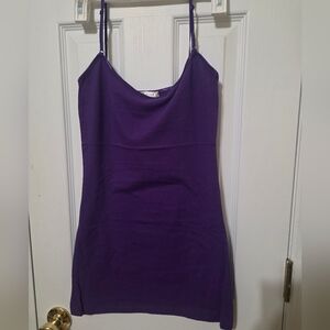 Purple Women's Long Tank Top